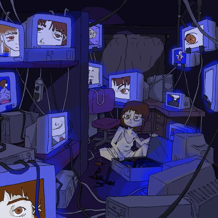 Lain 101 fan art by Ryel Nunes